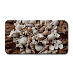 Tropical Sea Shells Collection, Copper Background Medium Bar Mats by yoursparklingshop