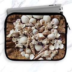 Tropical Sea Shells Collection, Copper Background Apple Ipad 2/3/4 Zipper Cases by yoursparklingshop