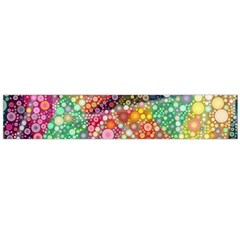 Colorful Chemtrail Bubbles Flano Scarf (large) by KirstenStar