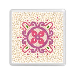 Hindu Flower Ornament Background Memory Card Reader (square)  by TastefulDesigns