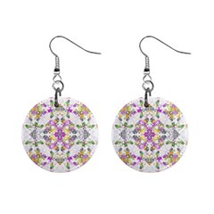 Geometric Boho Chic Mini Button Earrings