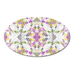 Geometric Boho Chic Oval Magnet by dflcprints