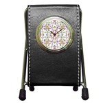 Geometric Boho Chic Pen Holder Desk Clocks Front