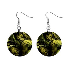 Amazing Fractal 24 Mini Button Earrings by Fractalworld