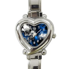 Amazing Fractal 26 Heart Italian Charm Watch by Fractalworld