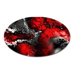 Amazing Fractal 25 Oval Magnet Front