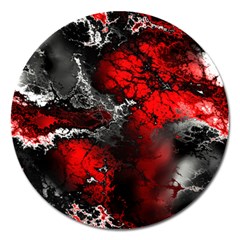 Amazing Fractal 25 Magnet 5  (round) by Fractalworld