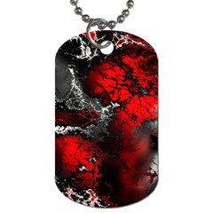 Amazing Fractal 25 Dog Tag (one Side) by Fractalworld