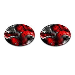 Amazing Fractal 25 Cufflinks (oval) by Fractalworld