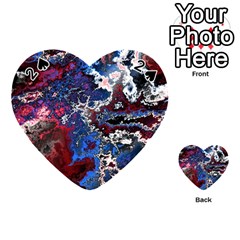 Amazing Fractal 28 Playing Cards 54 (heart)  by Fractalworld