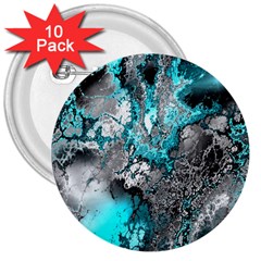 Fractal 30 3  Buttons (10 Pack)  by Fractalworld