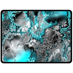 Fractal 30 Double Sided Fleece Blanket (large)  by Fractalworld