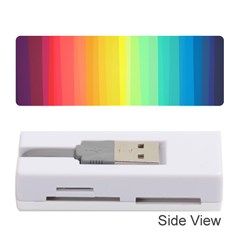 Sweet Colored Stripes Background Memory Card Reader (stick) 