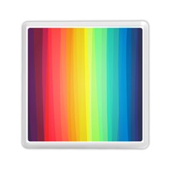 Sweet Colored Stripes Background Memory Card Reader (square)  by TastefulDesigns