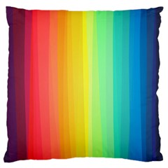 Sweet Colored Stripes Background Standard Flano Cushion Case (two Sides) by TastefulDesigns