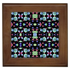 Multicolored Galaxy Pattern Framed Tiles by dflcprints