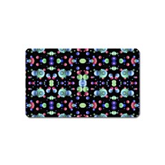 Multicolored Galaxy Pattern Magnet (name Card) by dflcprints