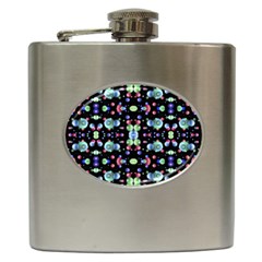 Multicolored Galaxy Pattern Hip Flask (6 Oz) by dflcprints