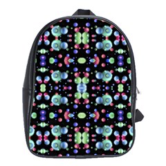 Multicolored Galaxy Pattern School Bags(large)  by dflcprints