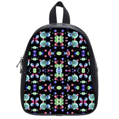 Multicolored Galaxy Pattern School Bags (small)  by dflcprints