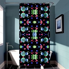 Multicolored Galaxy Pattern Shower Curtain 36  X 72  (stall)  by dflcprints