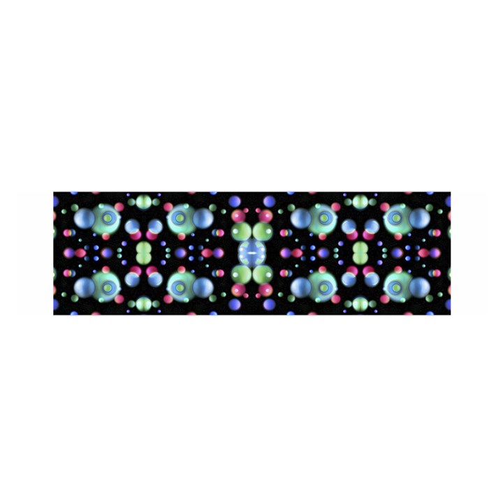 Multicolored Galaxy Pattern Satin Scarf (Oblong)