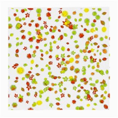 Colorful Fall Leaves Background Medium Glasses Cloth by TastefulDesigns