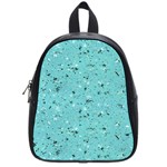 Abstract Cracked Texture School Bags (Small)  Front