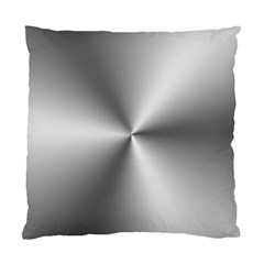 Shiny Metallic Silver Standard Cushion Case (two Sides) by yoursparklingshop