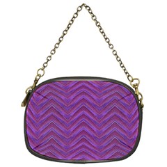 Grunge Chevron Style Chain Purses (one Side)  by dflcprints