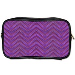 Grunge Chevron Style Toiletries Bags Front