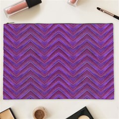 Grunge Chevron Style Cosmetic Bag (xxl)  by dflcprints