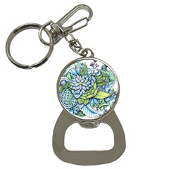 Peaceful Flower Garden 1 Bottle Opener Key Chain by Zandiepants