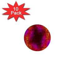 Purple Orange Pink Colorful 1  Mini Buttons (10 Pack)  by yoursparklingshop