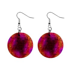 Purple Orange Pink Colorful Mini Button Earrings by yoursparklingshop