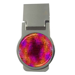 Purple Orange Pink Colorful Money Clips (round)  by yoursparklingshop