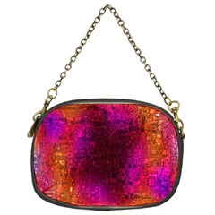 Purple Orange Pink Colorful Chain Purses (two Sides)  by yoursparklingshop