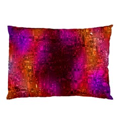 Purple Orange Pink Colorful Pillow Case by yoursparklingshop