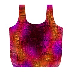 Purple Orange Pink Colorful Full Print Recycle Bags (l)  by yoursparklingshop