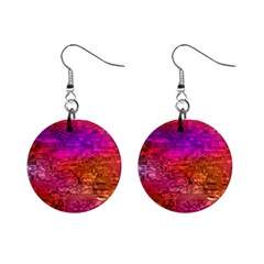 Purple Orange Pink Colorful Art Mini Button Earrings by yoursparklingshop