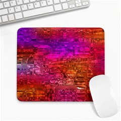 Purple Orange Pink Colorful Art Large Mousepads by yoursparklingshop