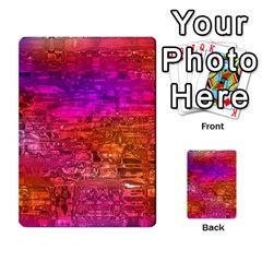 Purple Orange Pink Colorful Art Multi-purpose Cards (rectangle)  by yoursparklingshop