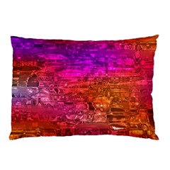 Purple Orange Pink Colorful Art Pillow Case by yoursparklingshop