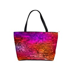 Purple Orange Pink Colorful Art Shoulder Handbags by yoursparklingshop