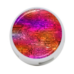 Purple Orange Pink Colorful Art 4-port Usb Hub (two Sides)  by yoursparklingshop