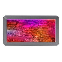 Purple Orange Pink Colorful Art Memory Card Reader (mini) by yoursparklingshop