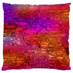 Purple Orange Pink Colorful Art Standard Flano Cushion Case (two Sides) by yoursparklingshop