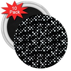 Galaxy Dots 3  Magnets (10 Pack)  by dflcprints