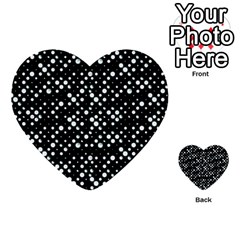 Galaxy Dots Multi-purpose Cards (heart)  by dflcprints