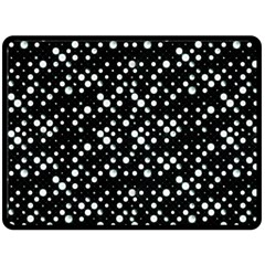 Galaxy Dots Fleece Blanket (large)  by dflcprints